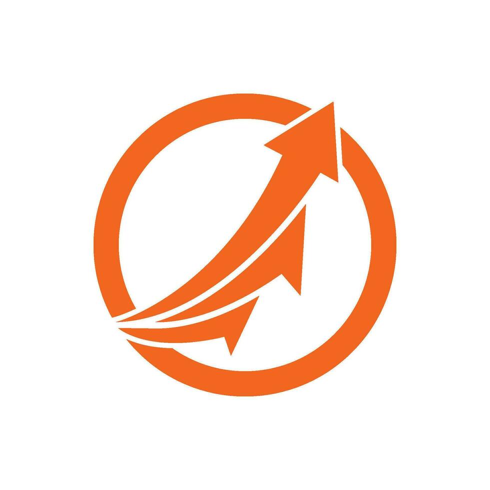fast arrow logo vector template