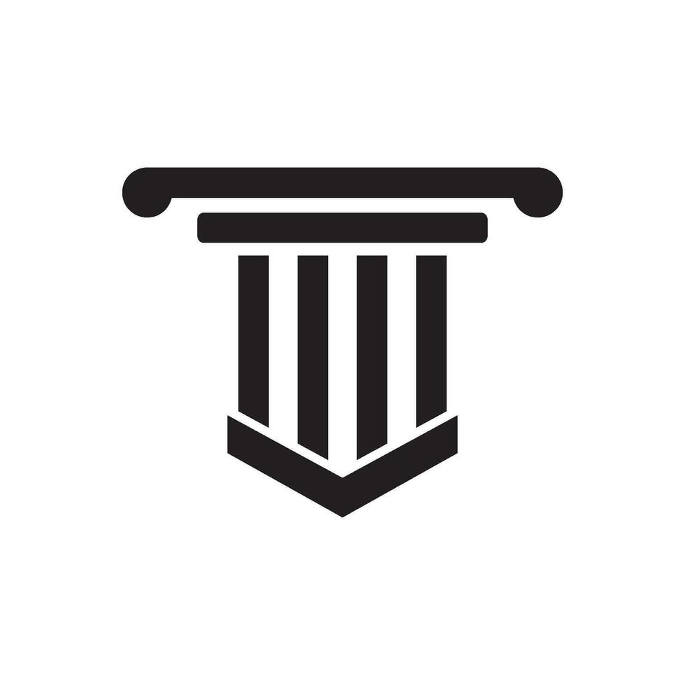 Column Logo Template Vector