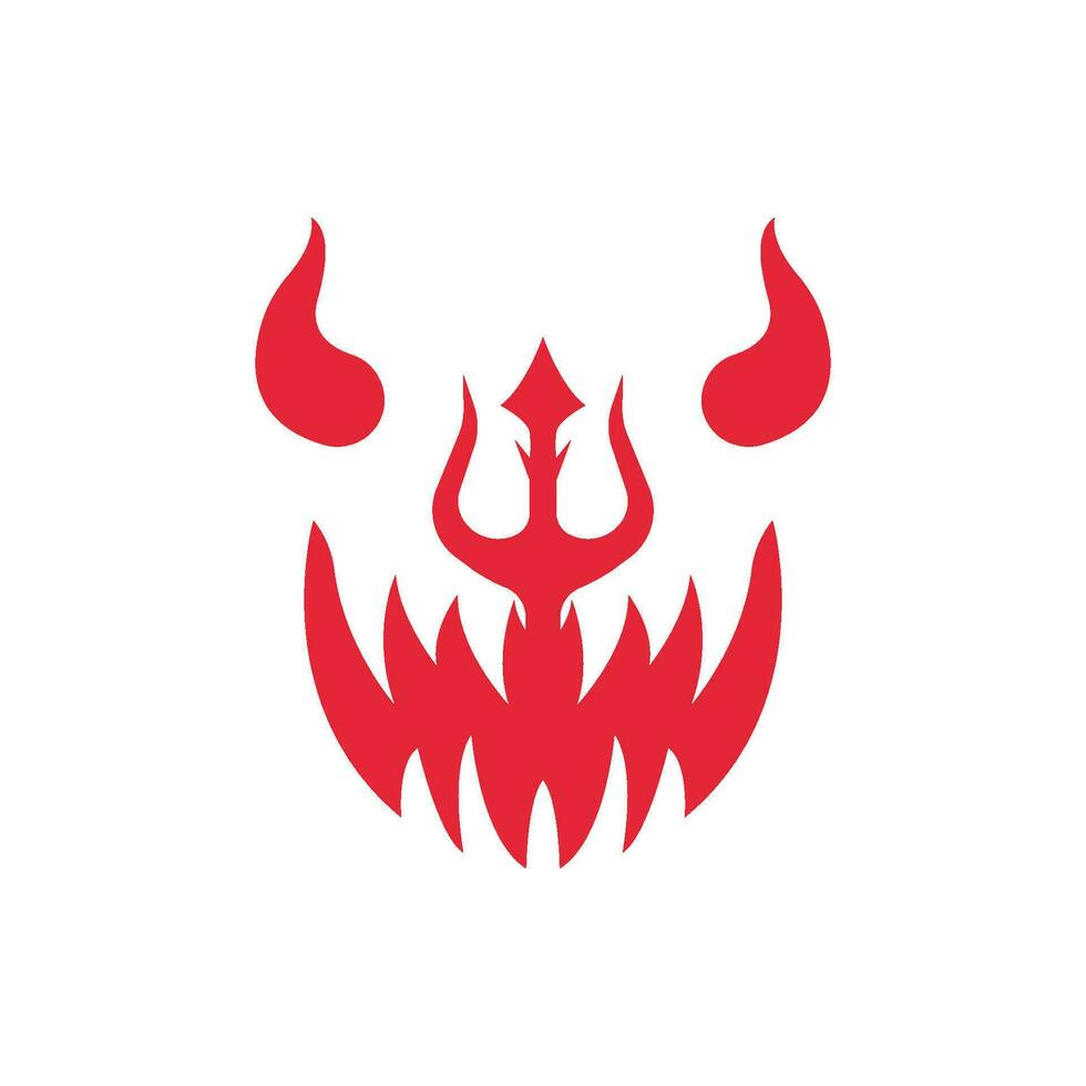 Devil logo vector template