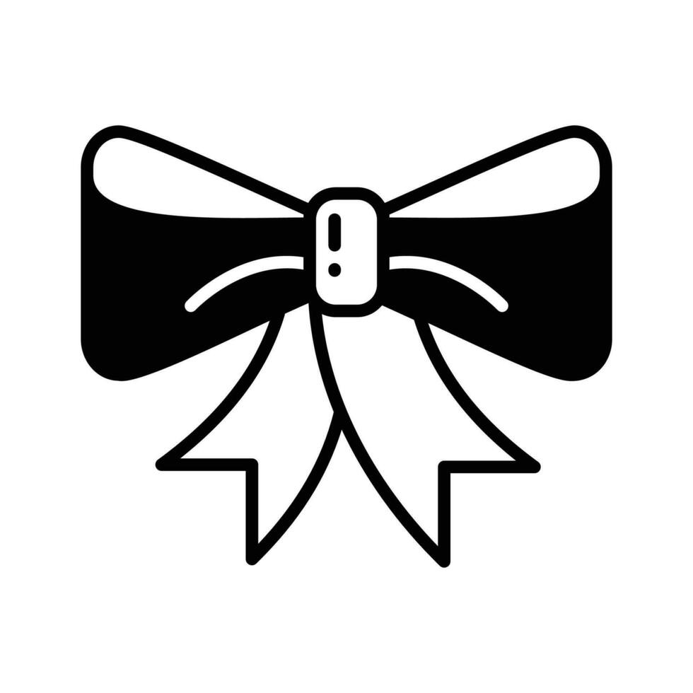 Fashion accessory, editable vector design of decorative bow