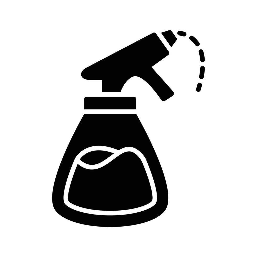 An amazing icon of water spray bottle, cleaning spray bottle vector