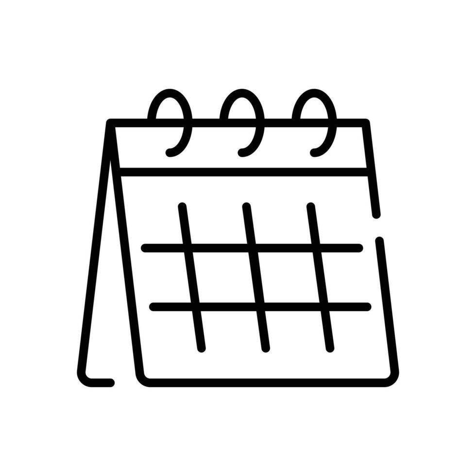 Party calendar vector design, event date, birthday calendar icon