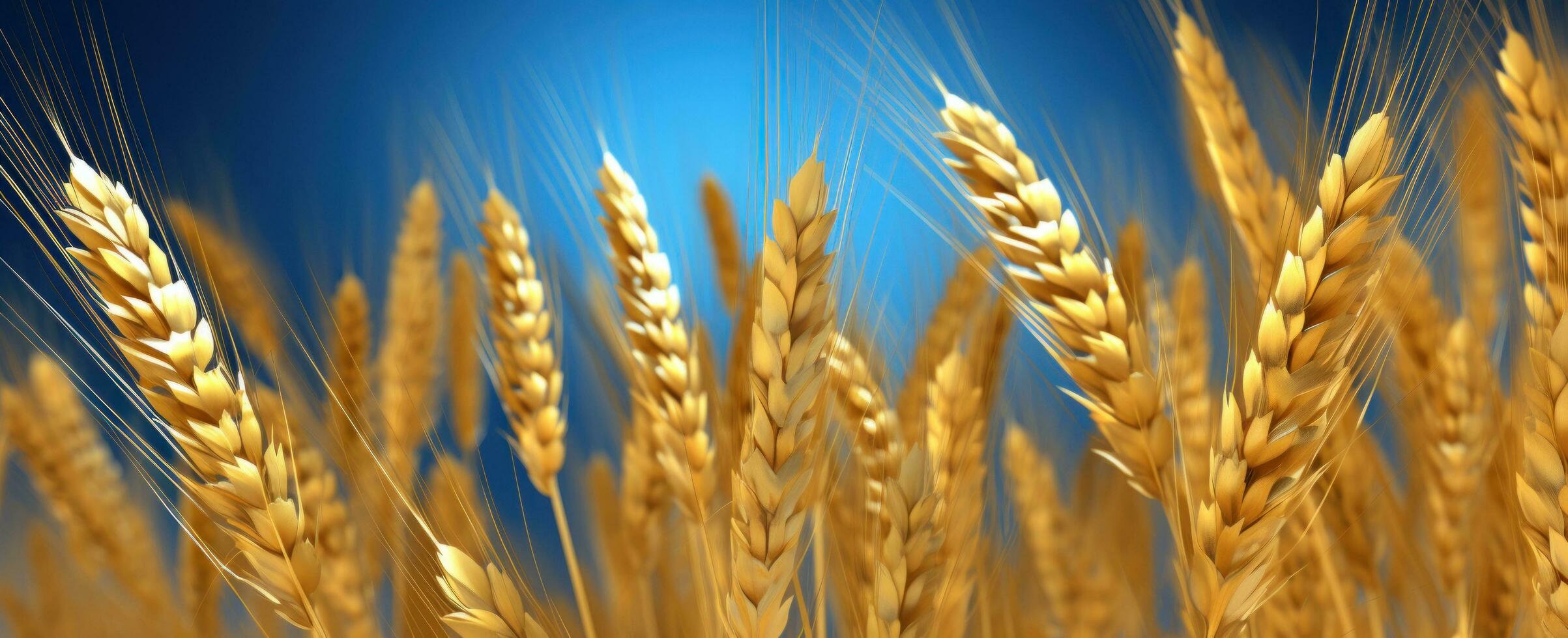 AI generated agricultural colored background photo