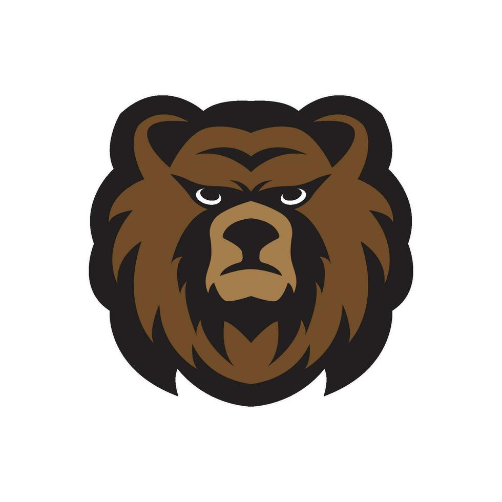 Bear logo vector template