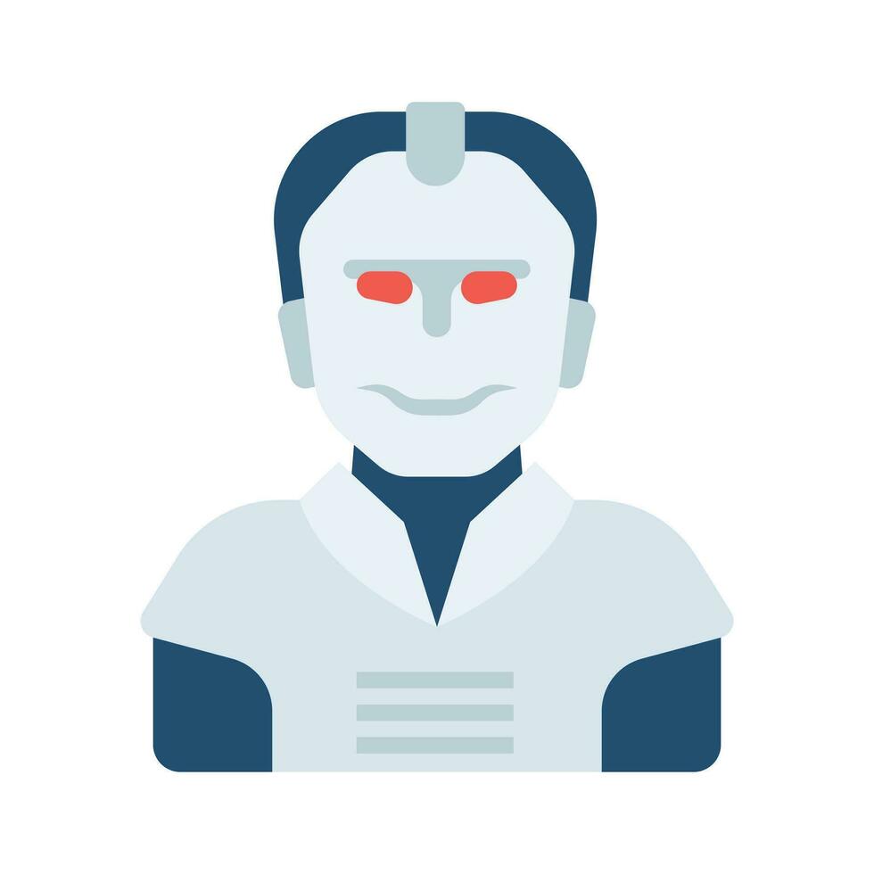 Download this beautiful robot vector design isolated on white