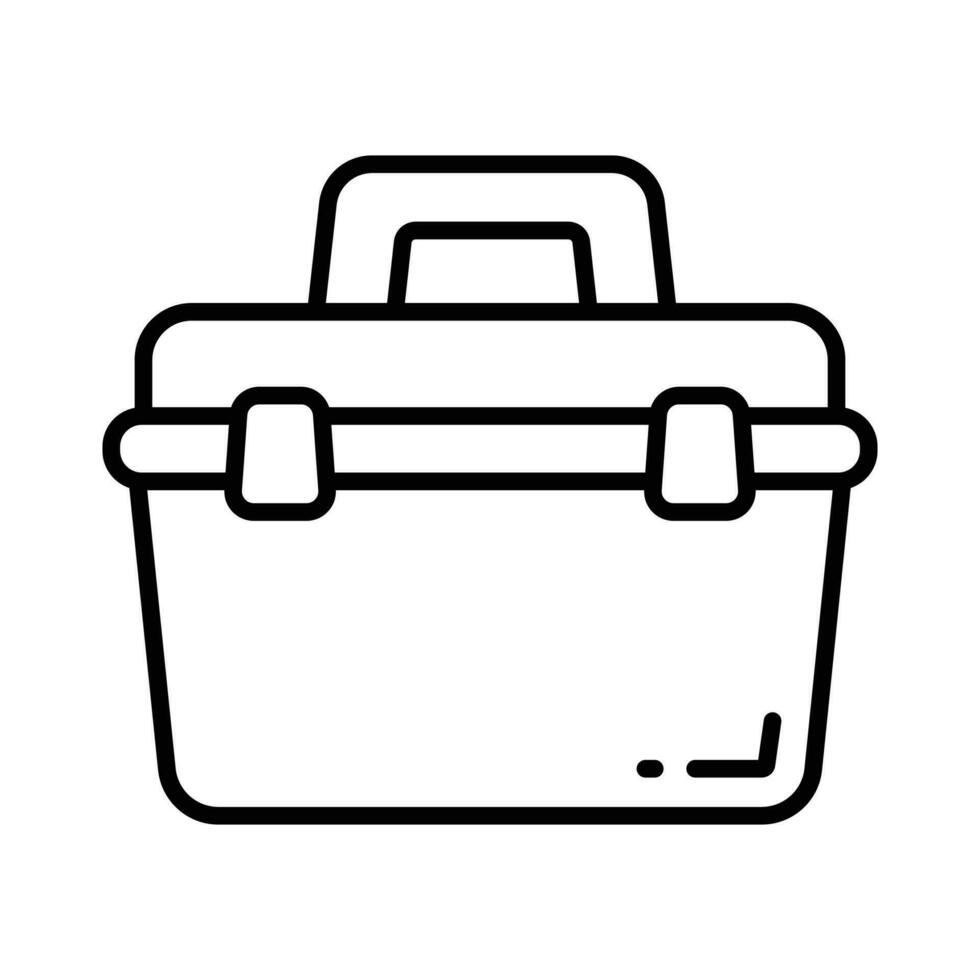 An amazing icon of tool box in trendy design style vector