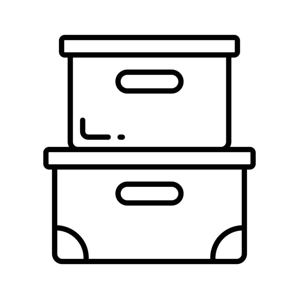 File boxes vector design, ready to use in websites and mobile apps