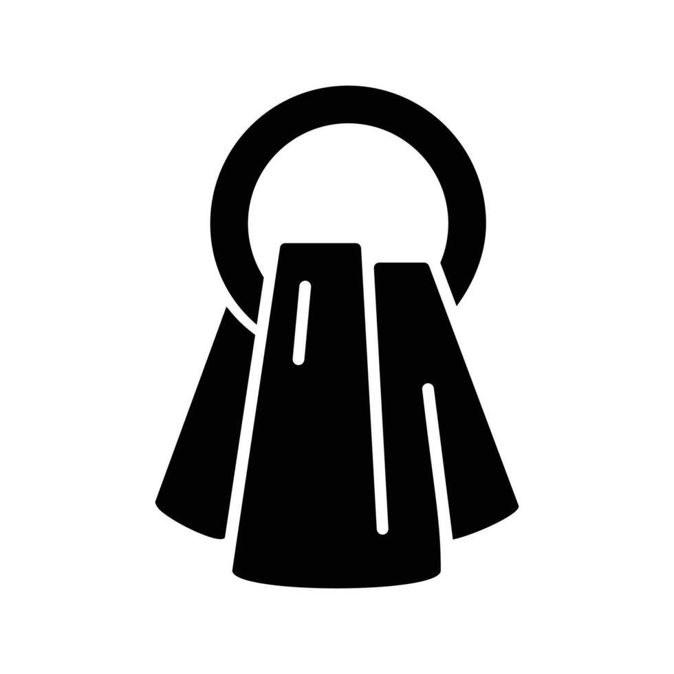 Get your hands on this hanging towel icon design, vector of cleaning towel