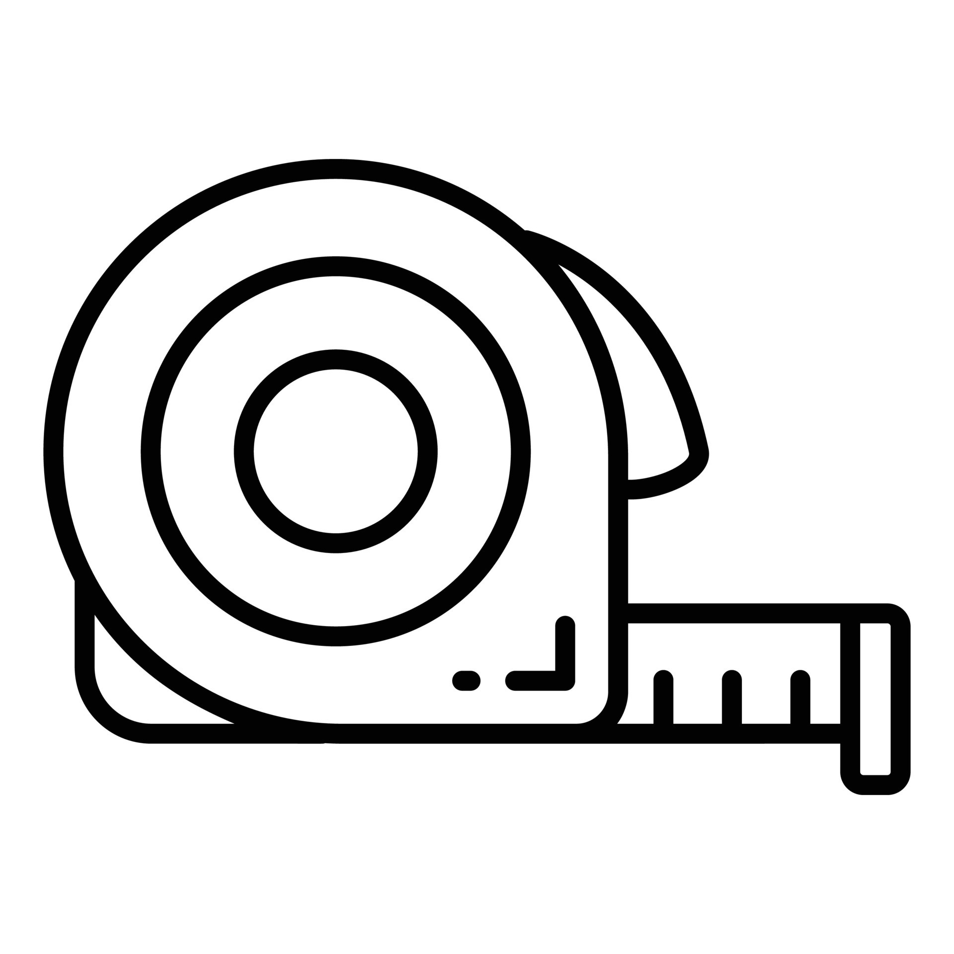 Measurement Tape vector design, an instrument for measuring, inches tape icon 35830467 Vector