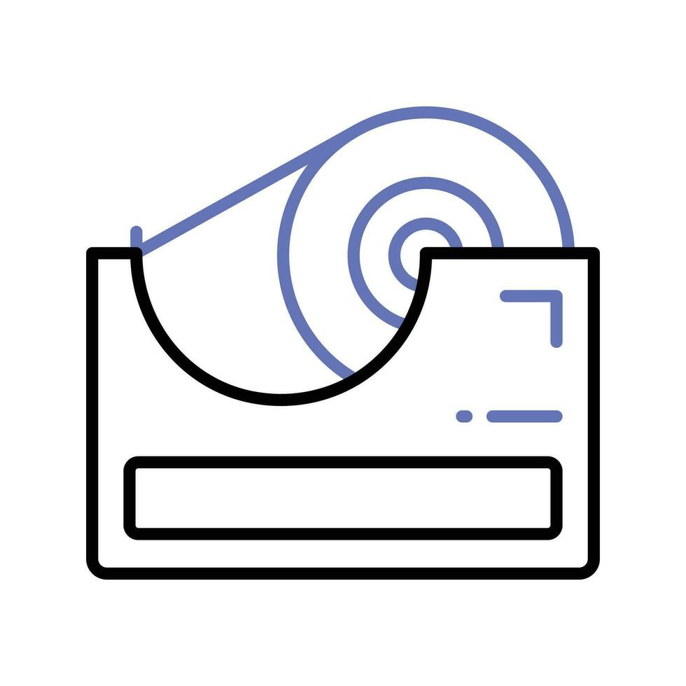 Check this amazing icon of tape dispenser in trendy style vector