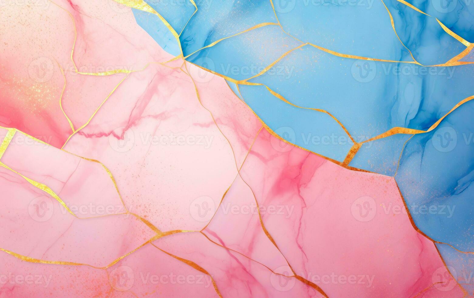 AI generated Gold and pink marble luxury texture pattern background. AI Generated. photo