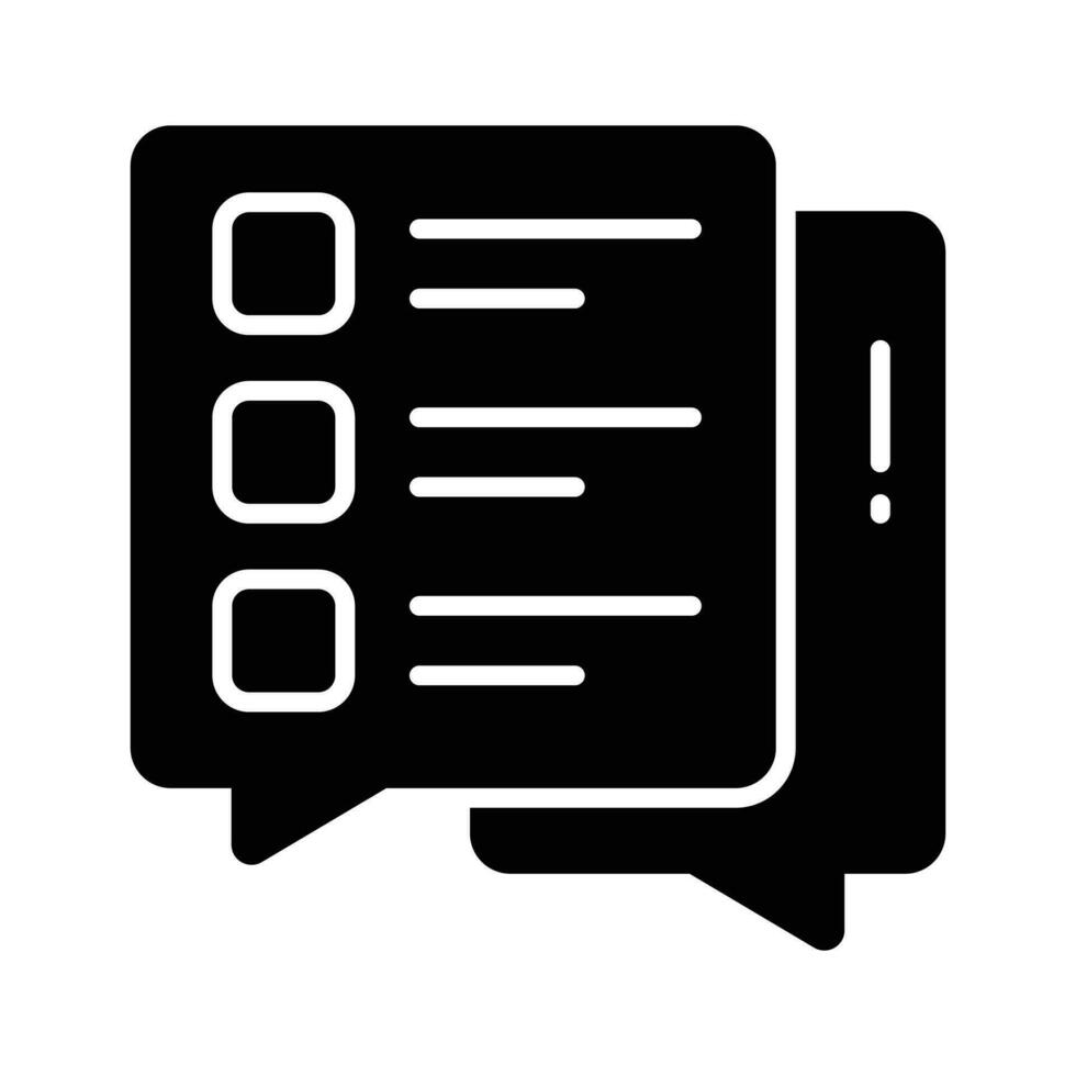 An icon of digital checklist in modern style, ready to use vectors