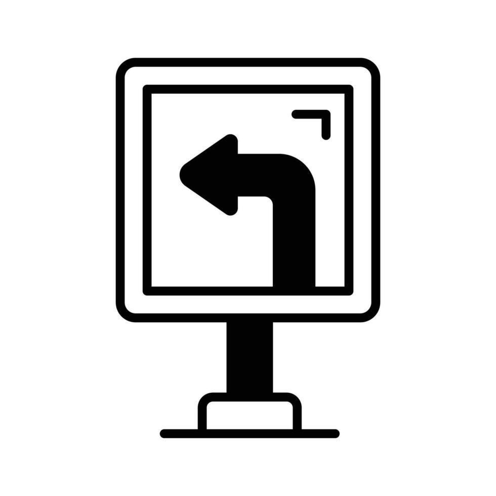 Download this beautifully designed icon of directional board vector