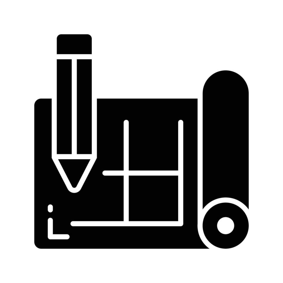 Look at this amazing icon of architectural plan, trendy icon of house blueprint vector