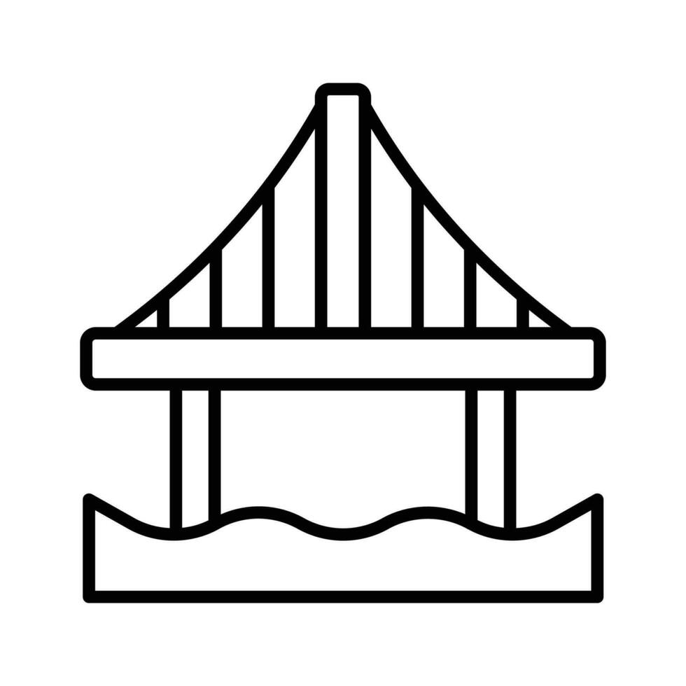 puente vector diseño, aislado en blanco antecedentes