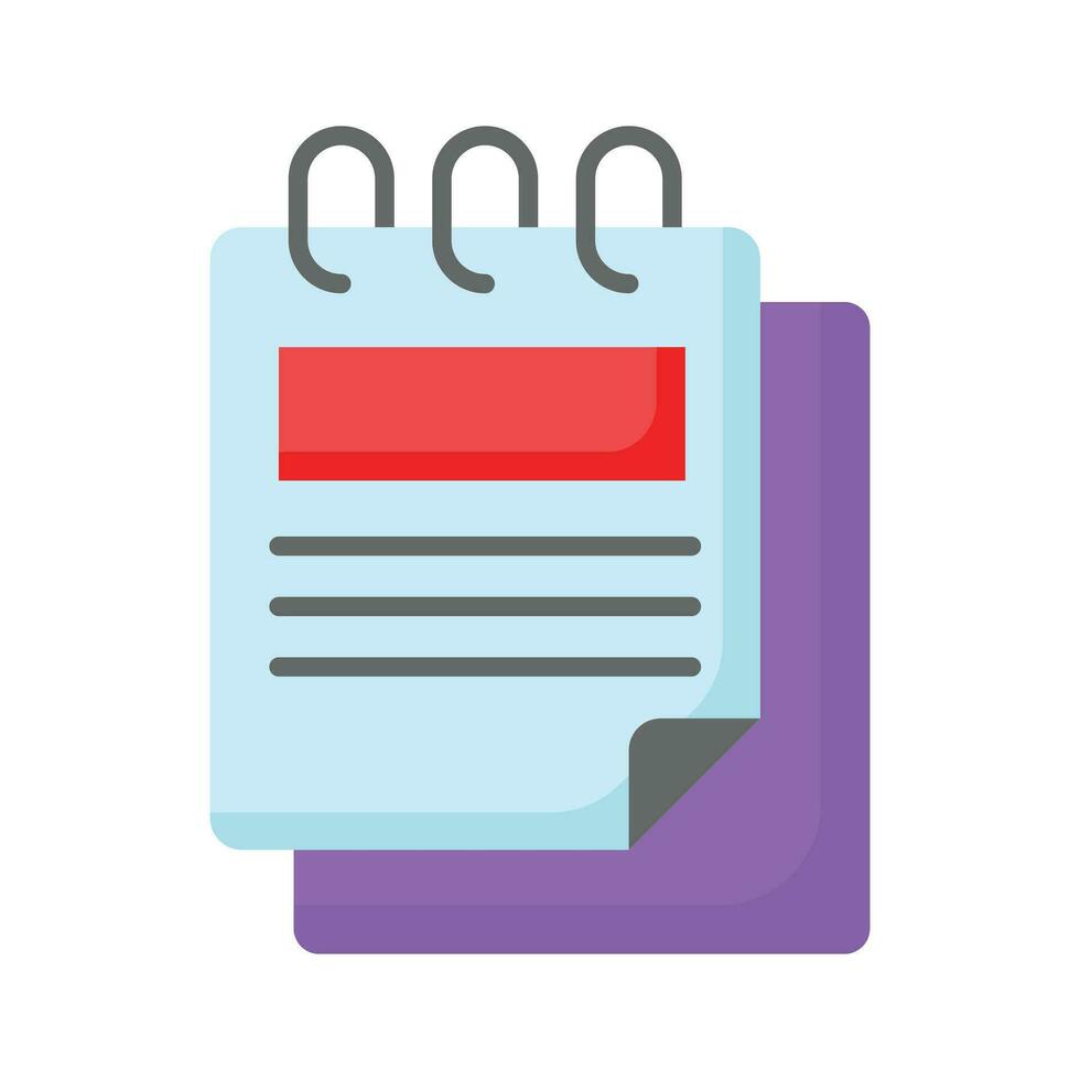 A design of Drafting pad, visually appealing vector of notepad in trendy style