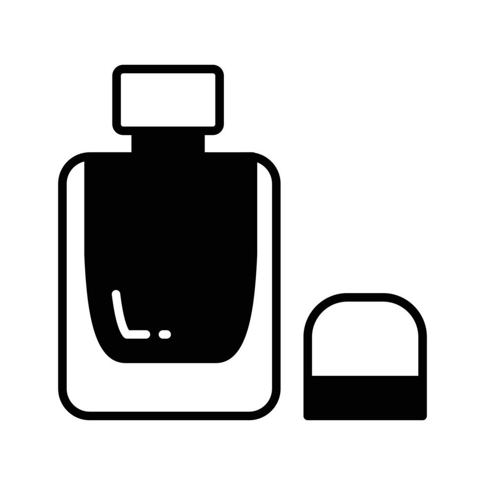 Scalable icon of perfume, unique vector of fragrance bottle