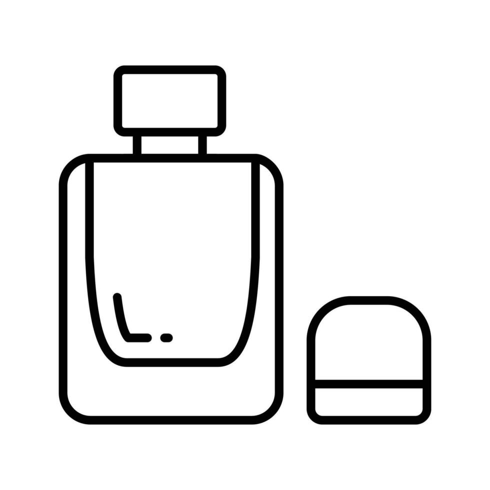 escalable icono de perfume, único vector de fragancia botella