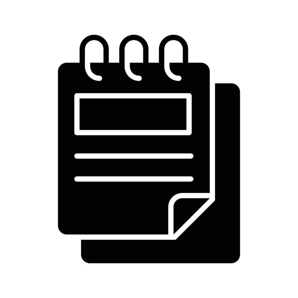 A design of Drafting pad, visually appealing vector of notepad in trendy style