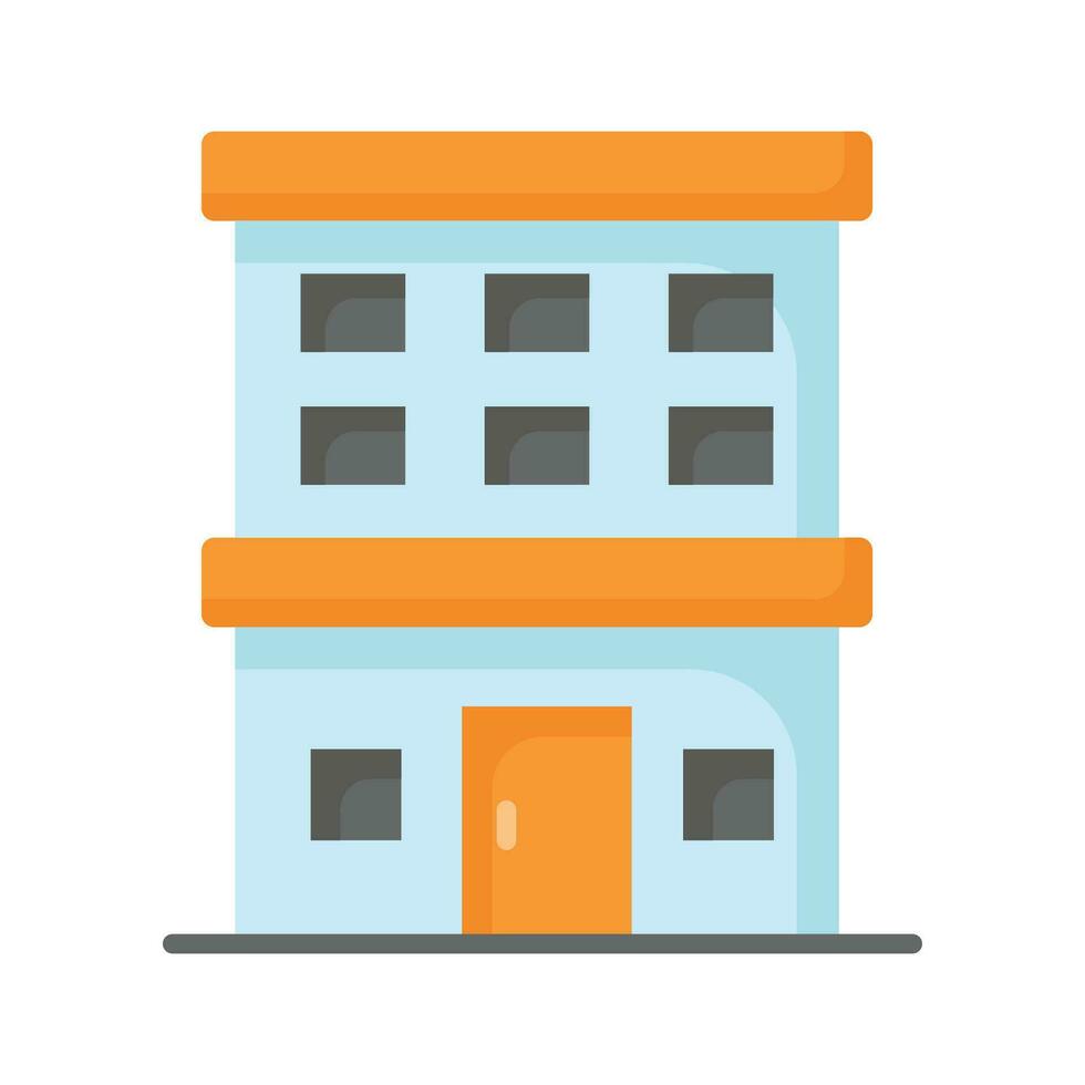 Beautifully designed icon of hotel, modern style vector of hotel building customizable and easy to use