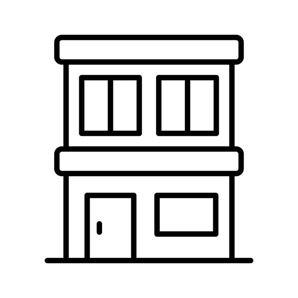 Check this carefully crafted icon of office building, hotel building, residential building vector