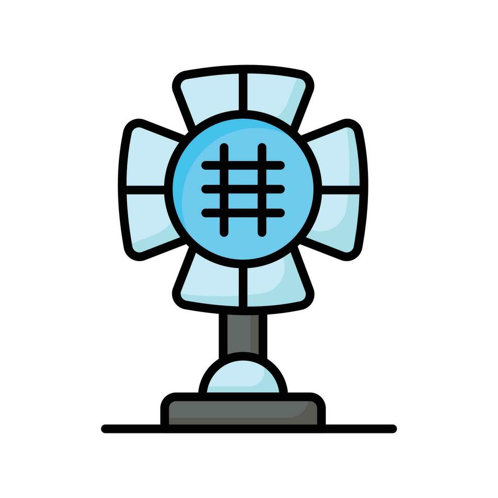 An icon of studio light in trendy design style, spotlight vector design