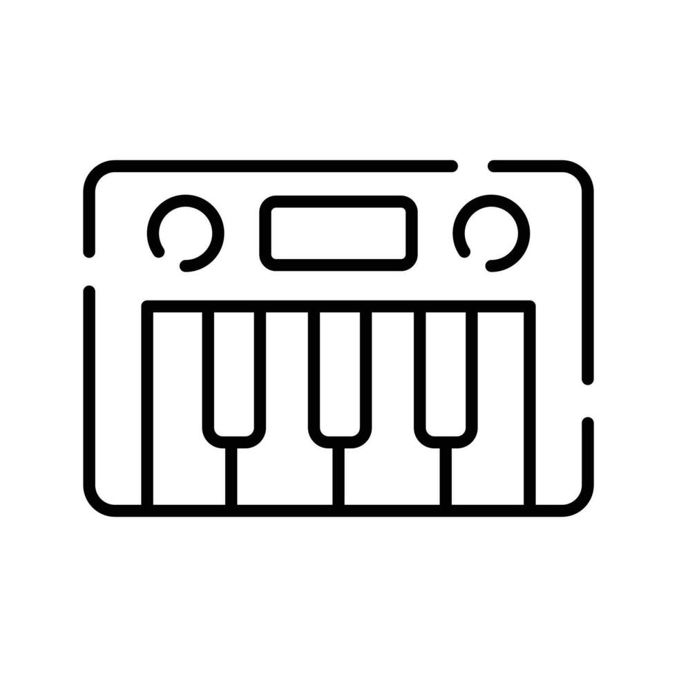 Get your hold on this beautifully designed vector of piano, musical instrument