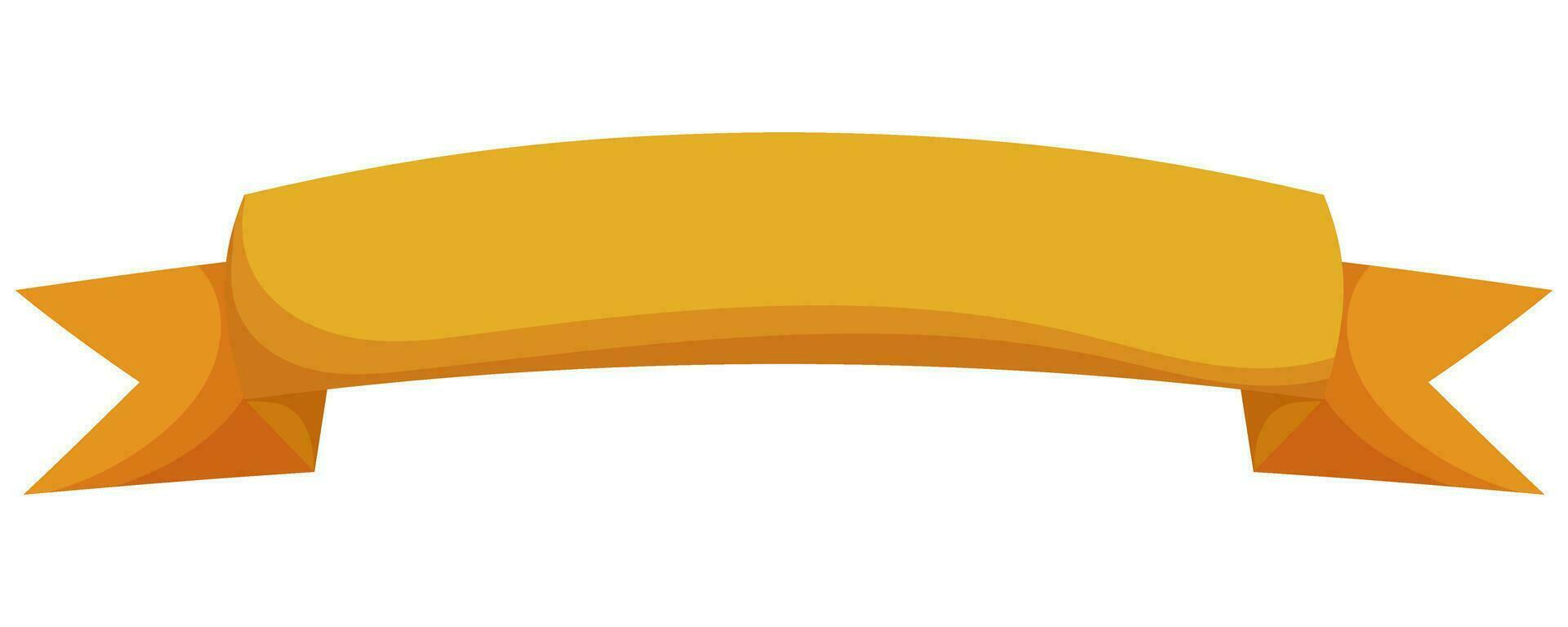 St. Patricks Day holiday orange ribbon vector