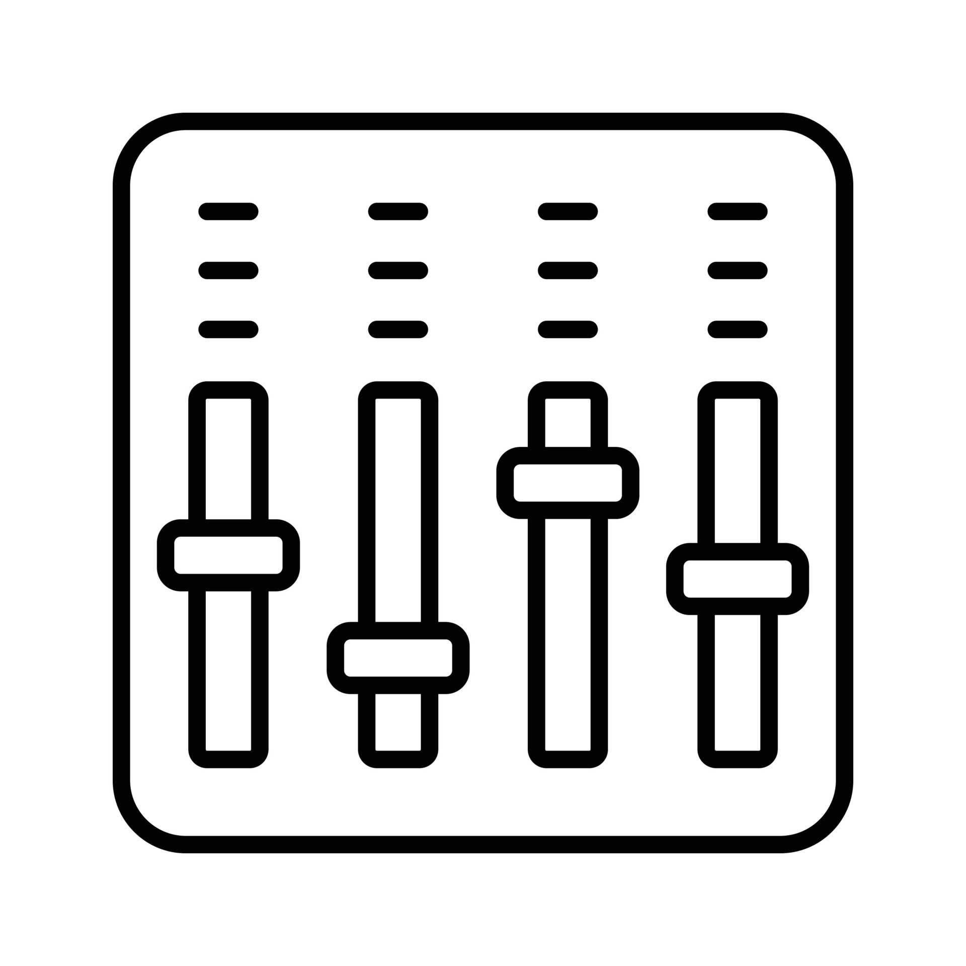 Sound equalizer vector design, isolated on white background 35832407