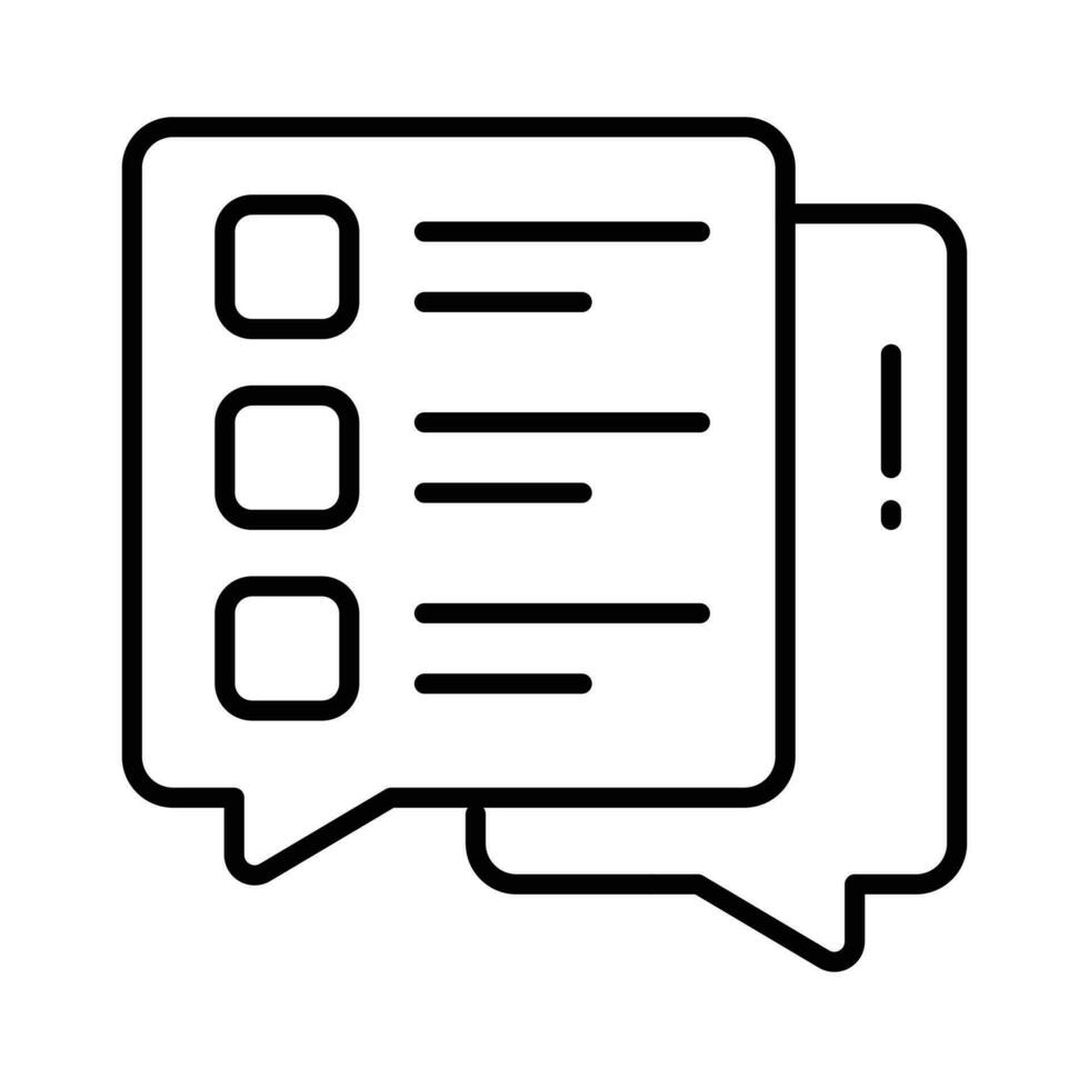 An icon of digital checklist in modern style, ready to use vectors