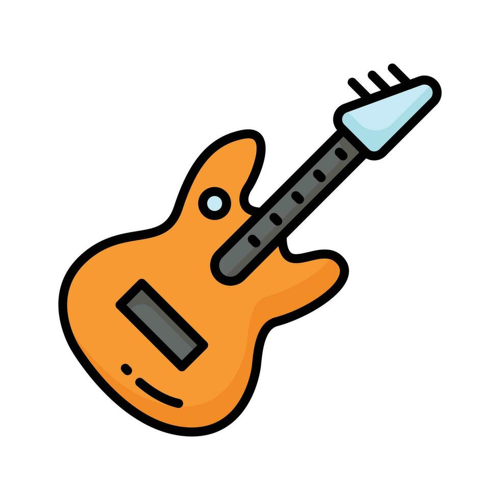 un cuerda musical instrumento vector diseño, prima icono de guitarra en moderno estilo