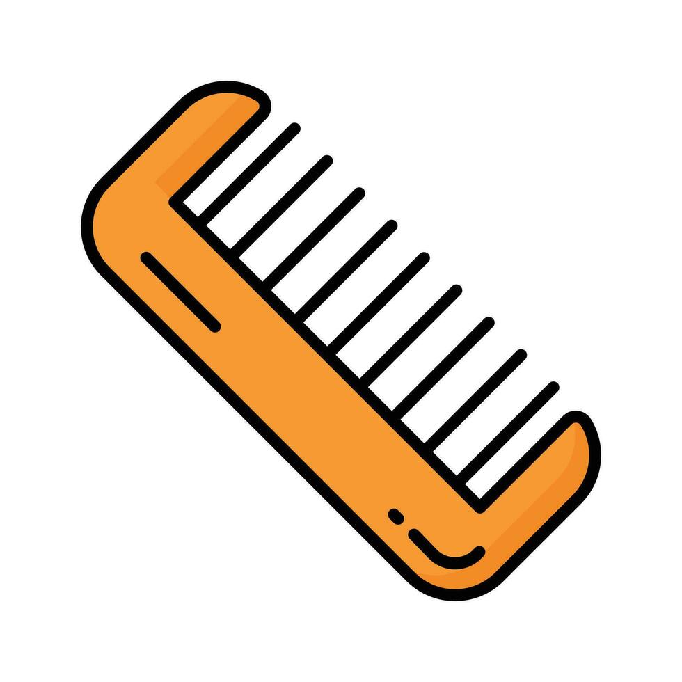 Hair comb vector design, barbershop accessories icon, ready to use