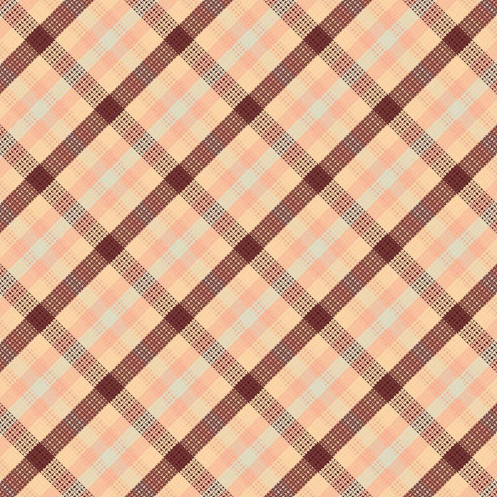 Tartan plaid pattern with texture and summer color. vector