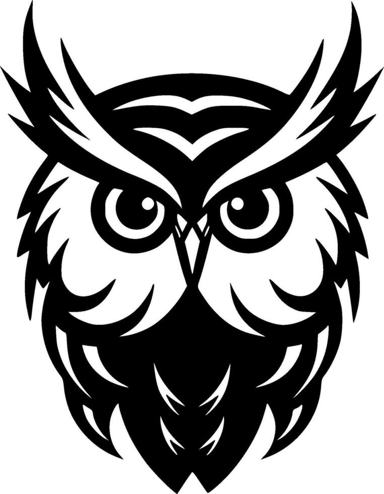 Owl - High Quality Vector Logo - Vector illustration ideal for T-shirt graphic