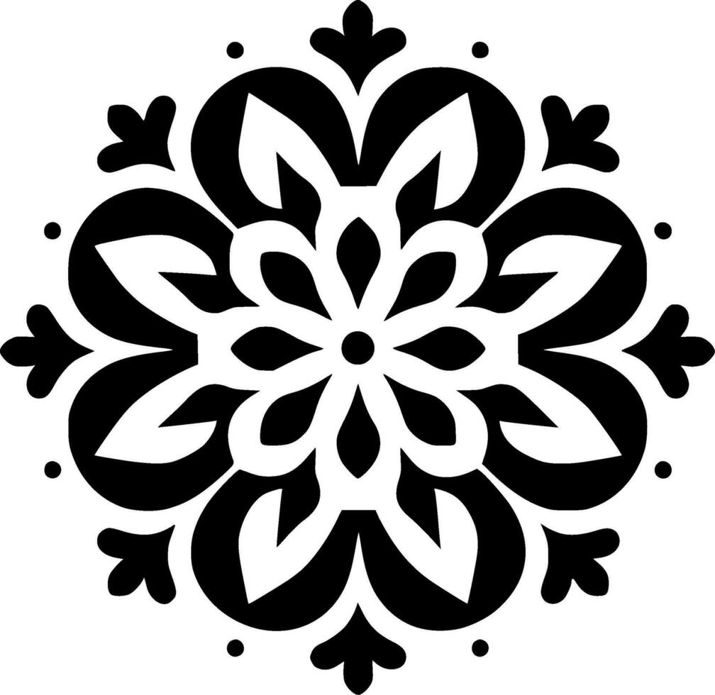 Mandala - High Quality Vector Logo - Vector illustration ideal for T-shirt graphic