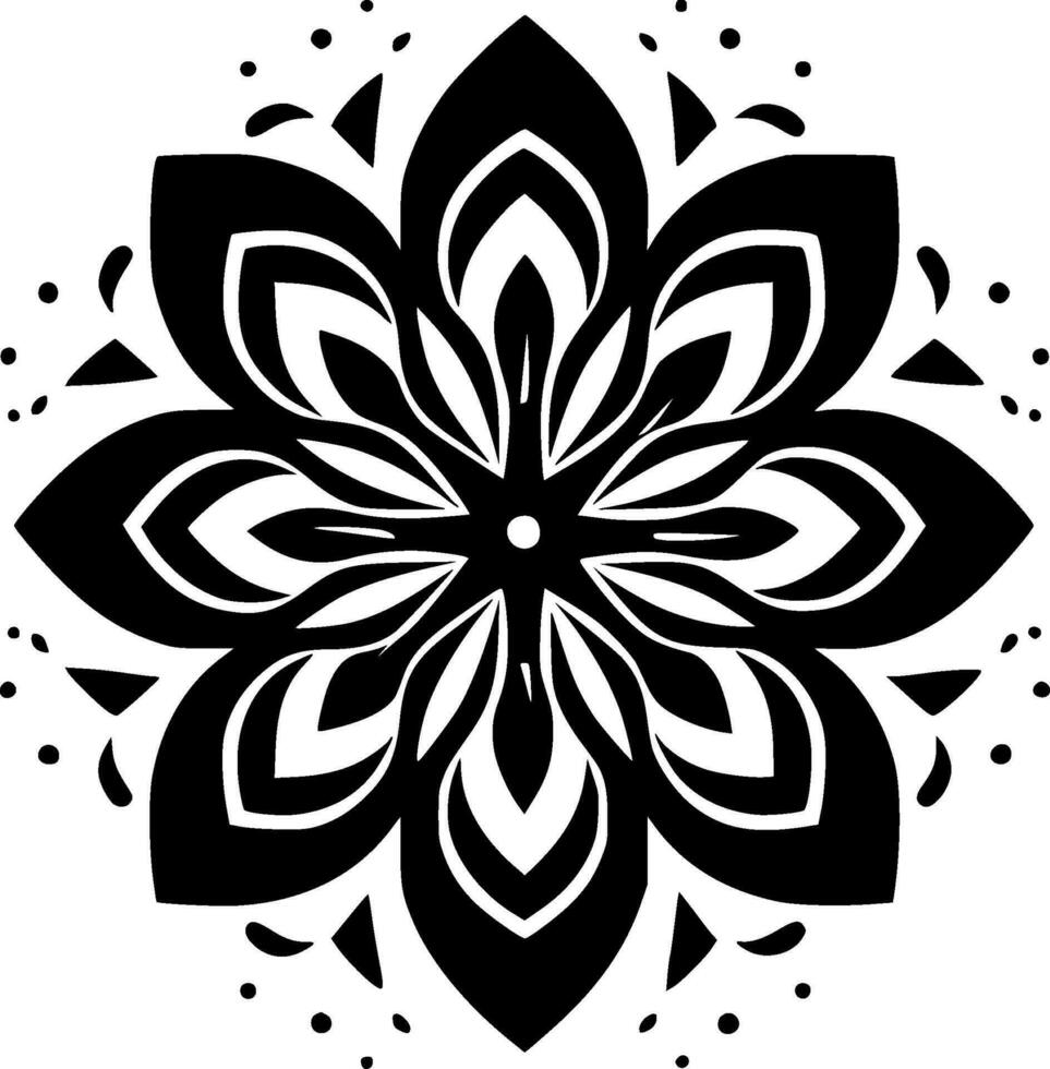 Mandala - High Quality Vector Logo - Vector illustration ideal for T-shirt graphic