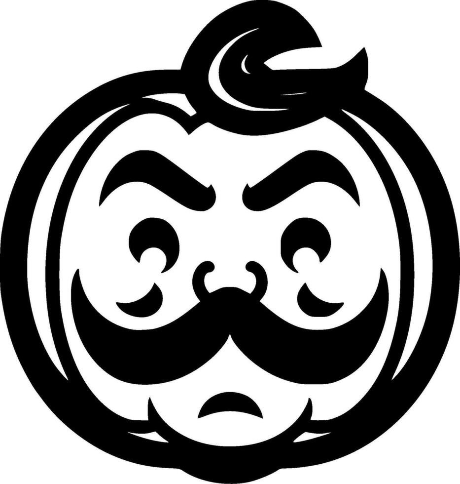 Halloween, Black and White Vector illustration