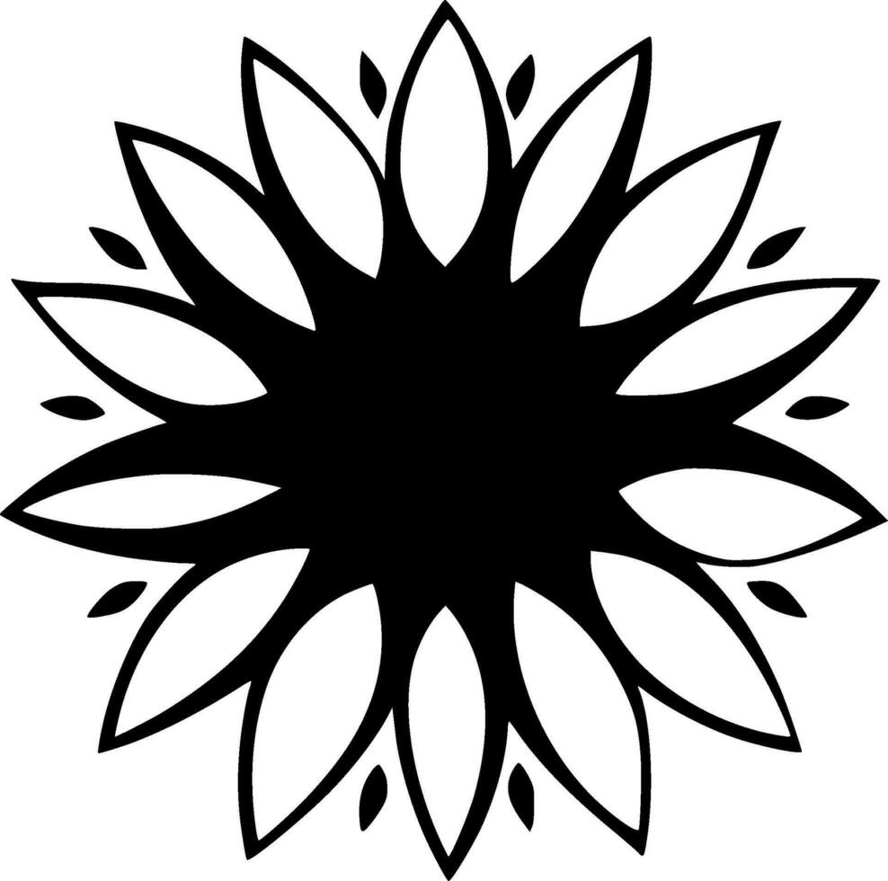 Flower - High Quality Vector Logo - Vector illustration ideal for T-shirt graphic