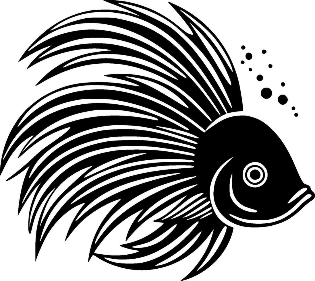 pescado - minimalista y plano logo - vector ilustración
