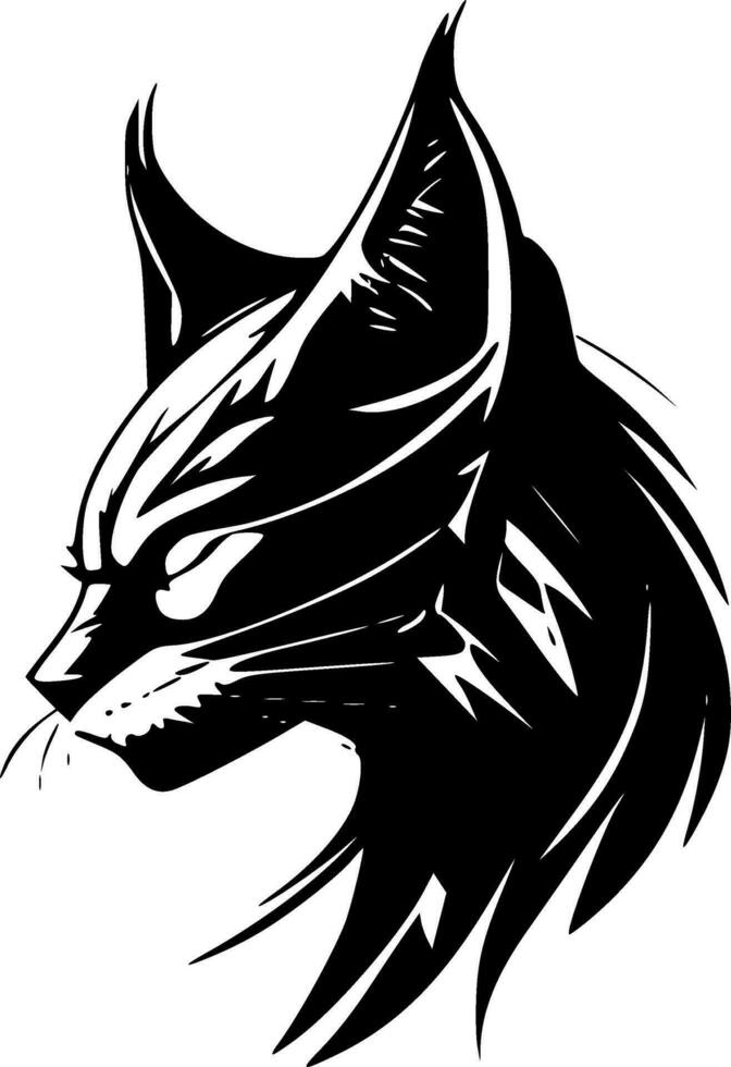 Wildcat - Minimalist and Flat Logo - Vector illustration