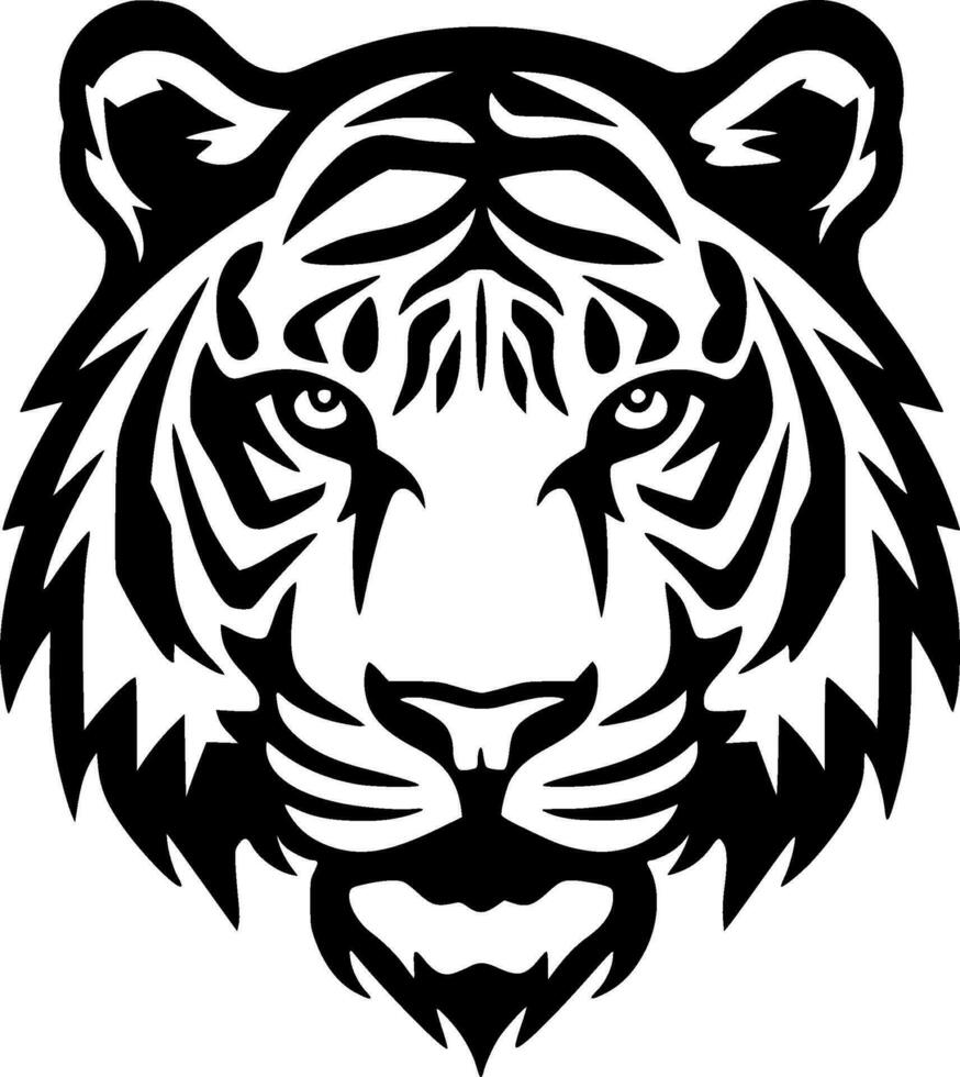 Tiger - High Quality Vector Logo - Vector illustration ideal for T-shirt graphic