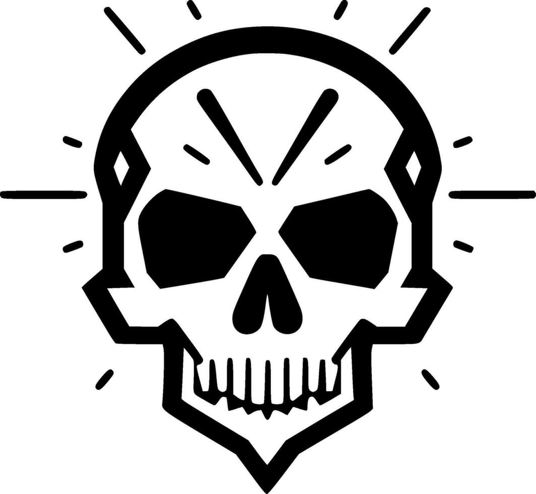 Skull - High Quality Vector Logo - Vector illustration ideal for T-shirt graphic