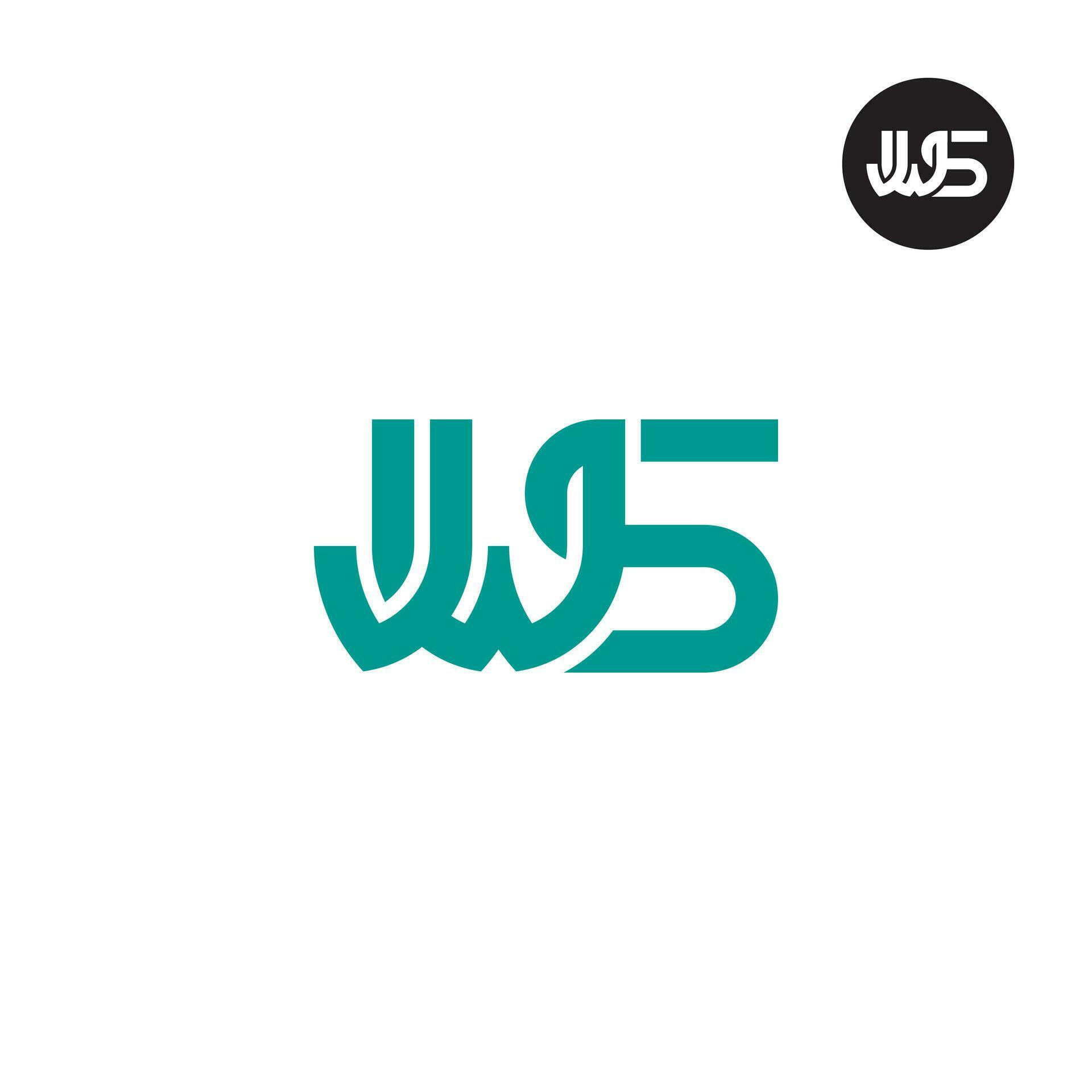 Letter JWS Monogram Logo Design 35838515 Vector Art at Vecteezy