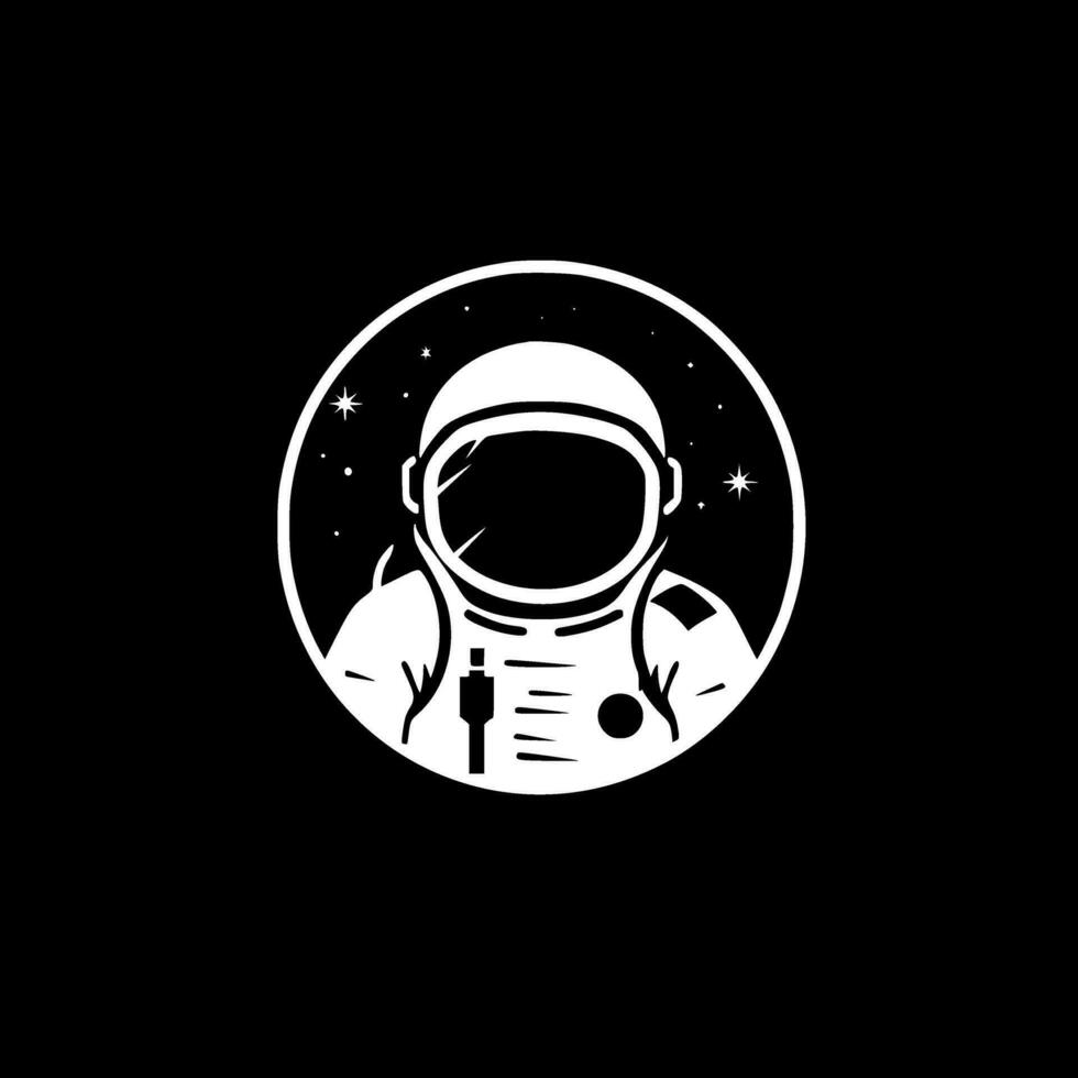 astronauta - alto calidad vector logo - vector ilustración ideal para camiseta gráfico