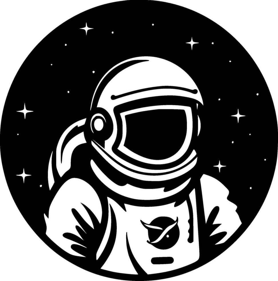 Astronaut - High Quality Vector Logo - Vector illustration ideal for T-shirt graphic