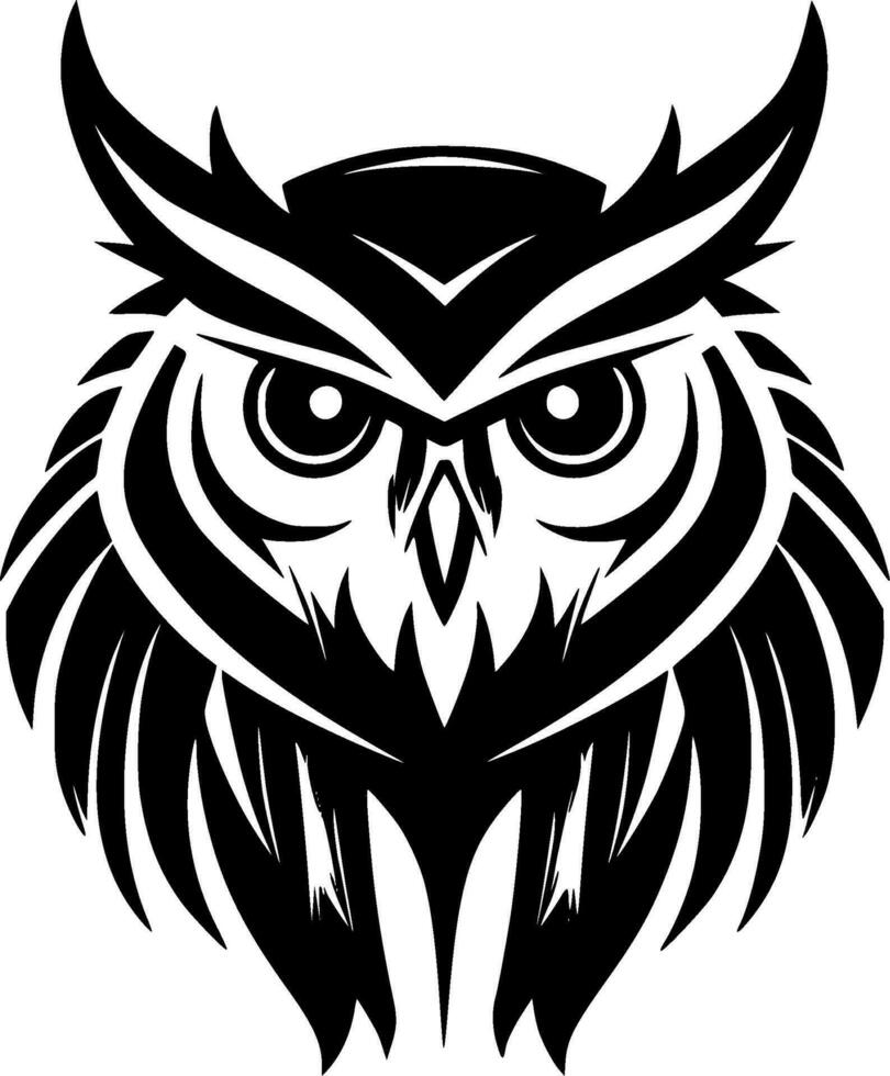 Owl - High Quality Vector Logo - Vector illustration ideal for T-shirt graphic