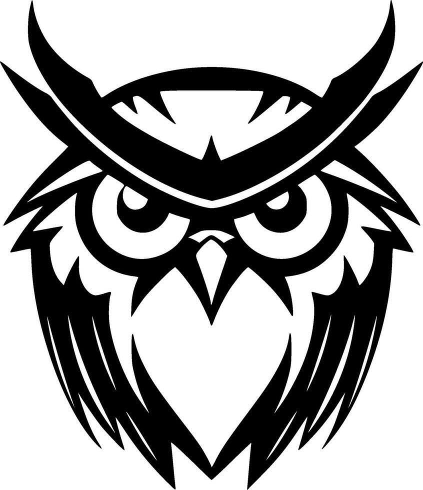 Owl - High Quality Vector Logo - Vector illustration ideal for T-shirt graphic