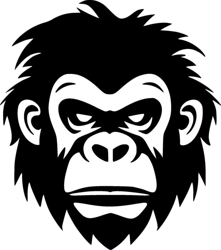 Monkey - High Quality Vector Logo - Vector illustration ideal for T-shirt graphic