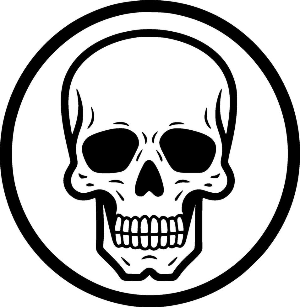 Skull - High Quality Vector Logo - Vector illustration ideal for T-shirt graphic