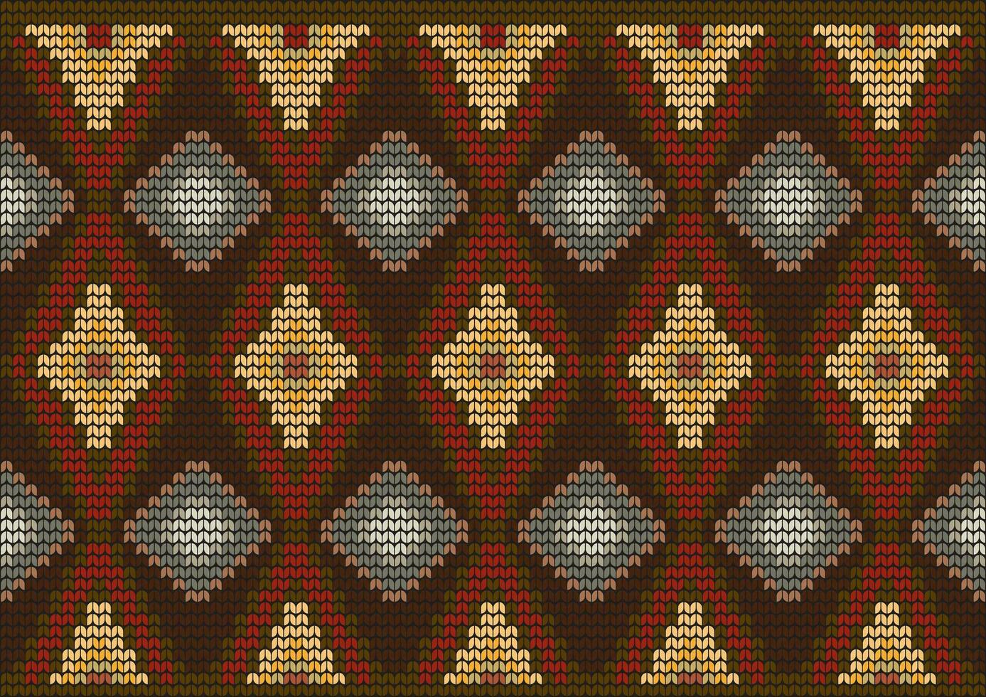 Illustration of weaving textile pattern on black background. vector